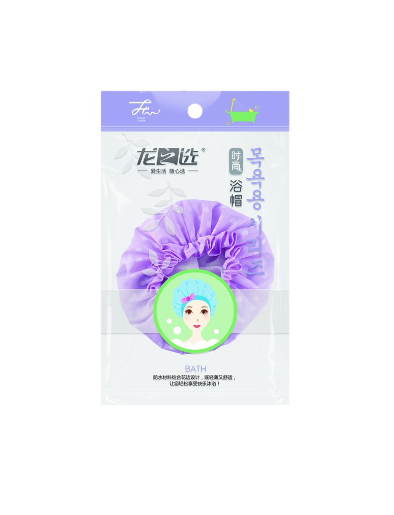 時(shí)尚防水浴帽
