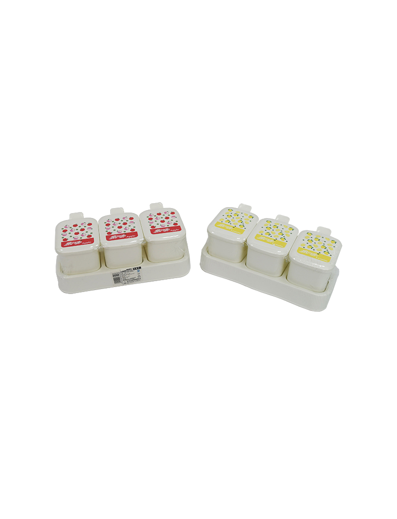 果之味小號(hào)豪華三組調(diào)味盒