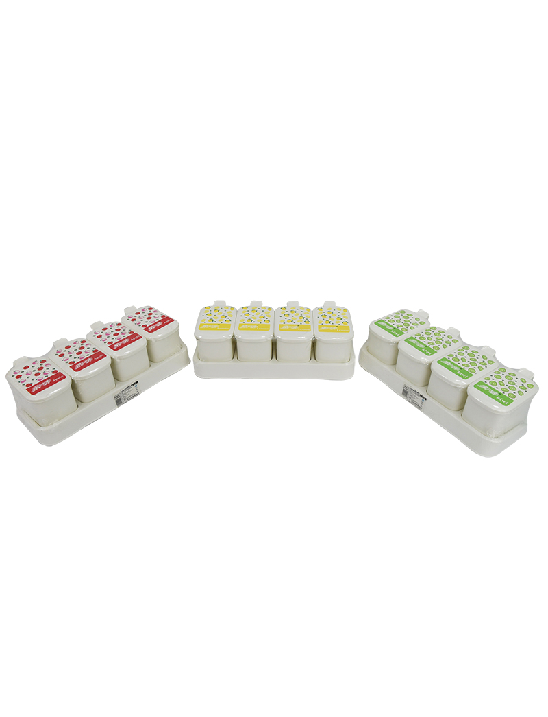果之味大號(hào)豪華四組調(diào)味盒
