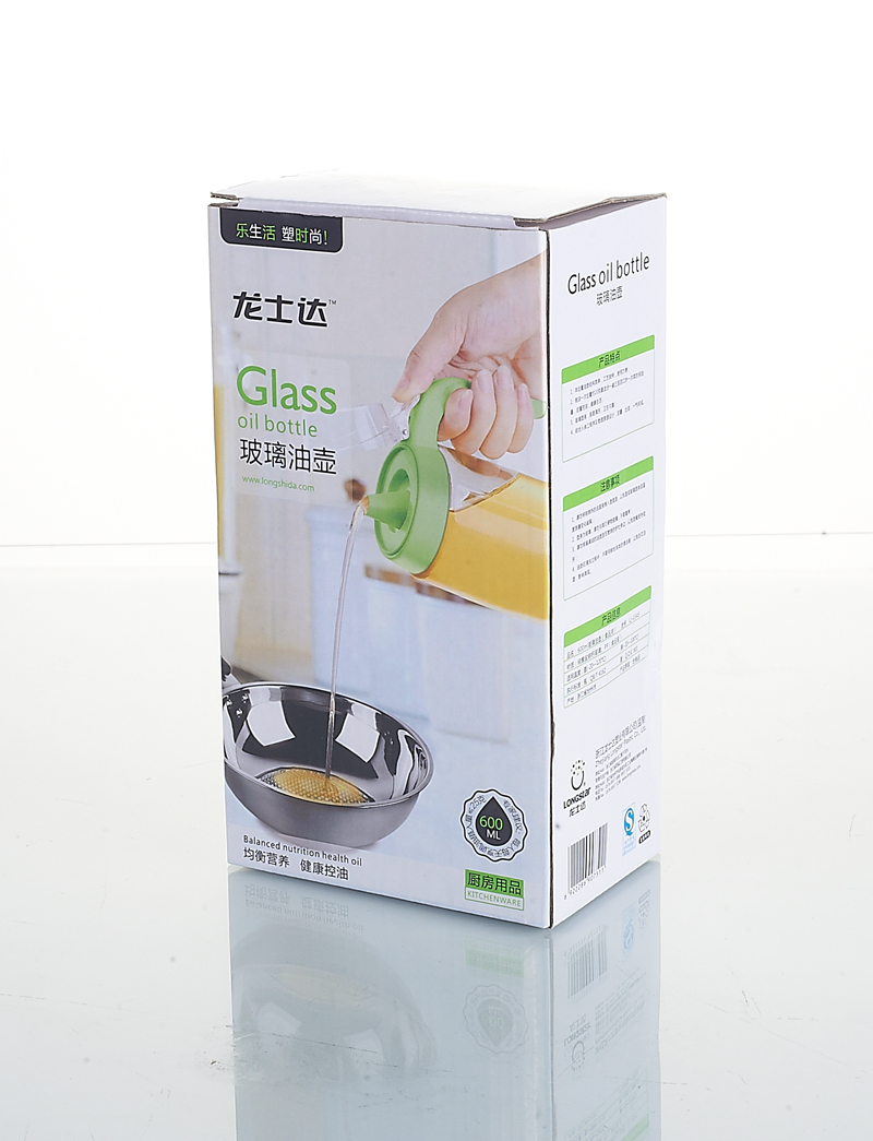 600ml玻璃油壺